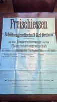 Historisches Dokument Freischiessen Biel-Benken 1895