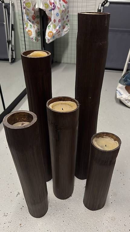 Alle Dekorationen: Schöne Holzkerzenstäbder – Gebraucht aus Baar von Fam_Baur