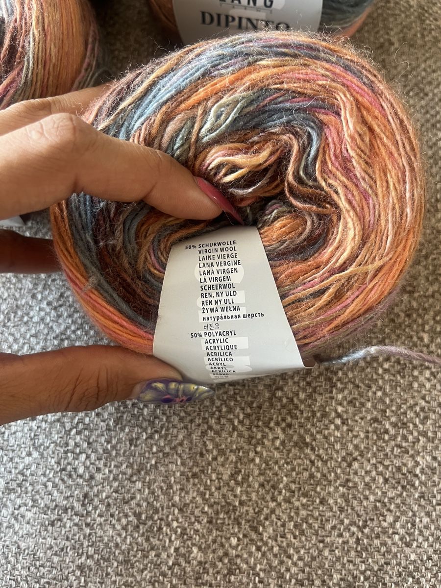 Lang Yarns Lana: 6 Knäuel Wolle Lang Yarns Dipinto Multicolor neu – Nuovo e nell'imballaggio originale da Basel venduto da noe_k52t 2