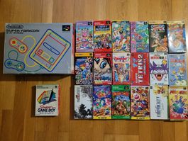 Super Famicom OVP SNES Japan Konsole + Mario, Kirby uvm.