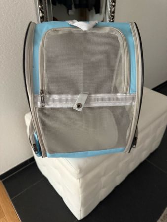 Katzenrucksack Transporttasche Hunde Katzenrucksack blau