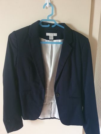 Dunkelblauer H&M Blazer im Topzustand, Grösse 36