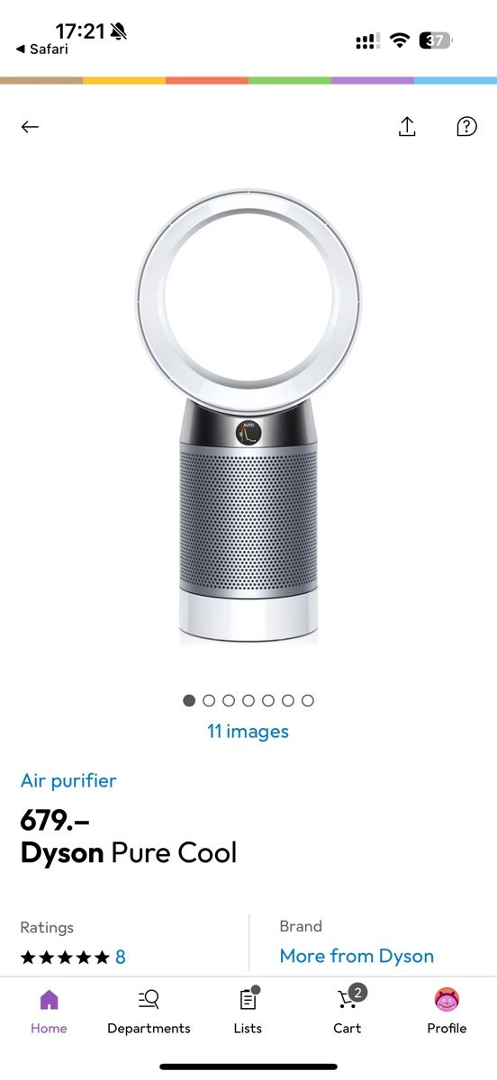 Dyson Ventilatori: Dyson Pure Cool Fan – Usato da Genève venduto da cat_8jbv 4
