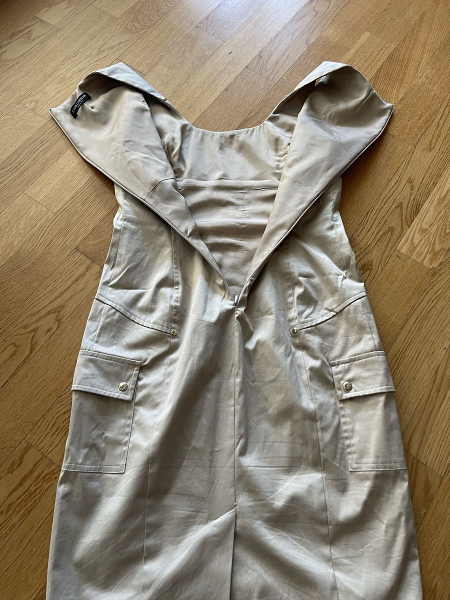 Vestiti: Kleid Elegantes Kleid Flavio Castellani Beige – Usato da Rüschlikon venduto da leo_mwz2 4