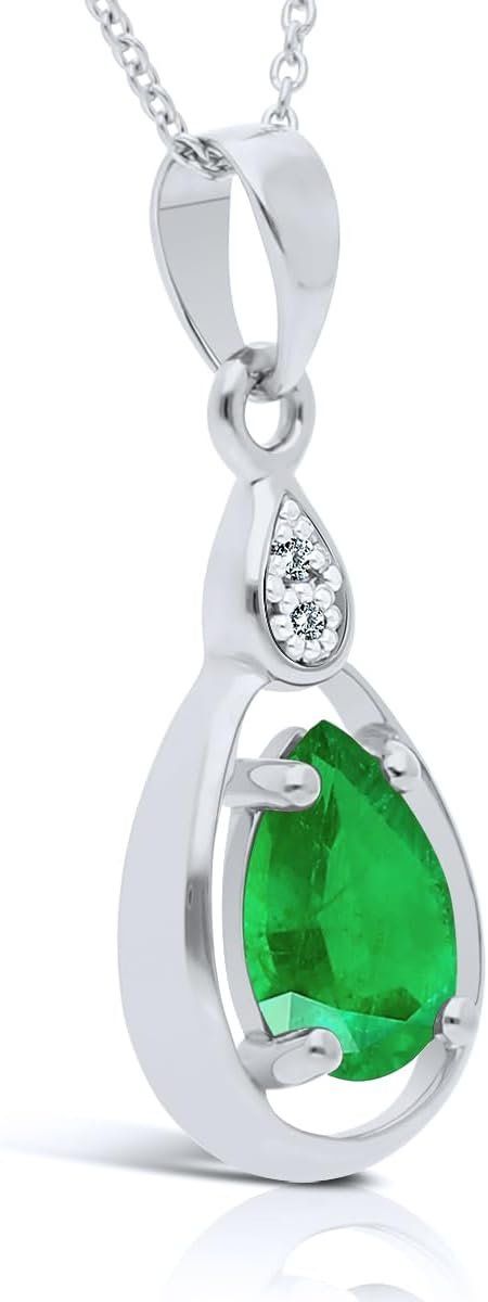 Catenine: Smaragd Diamant Halskette – Nuovo e nell'imballaggio originale da Hemmental venduto da Goldwelt 1