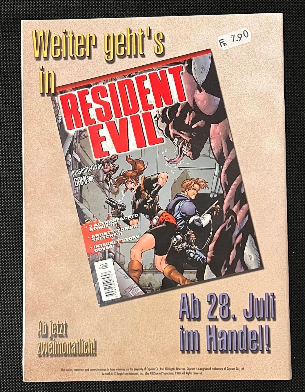 Fumetti: Resident Evil Comic Set - 3 Comics – Usato da Schachen LU venduto da retrogamer 4