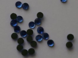 Hotfix Strasssteine Blau 2,5 mm, 200 St
