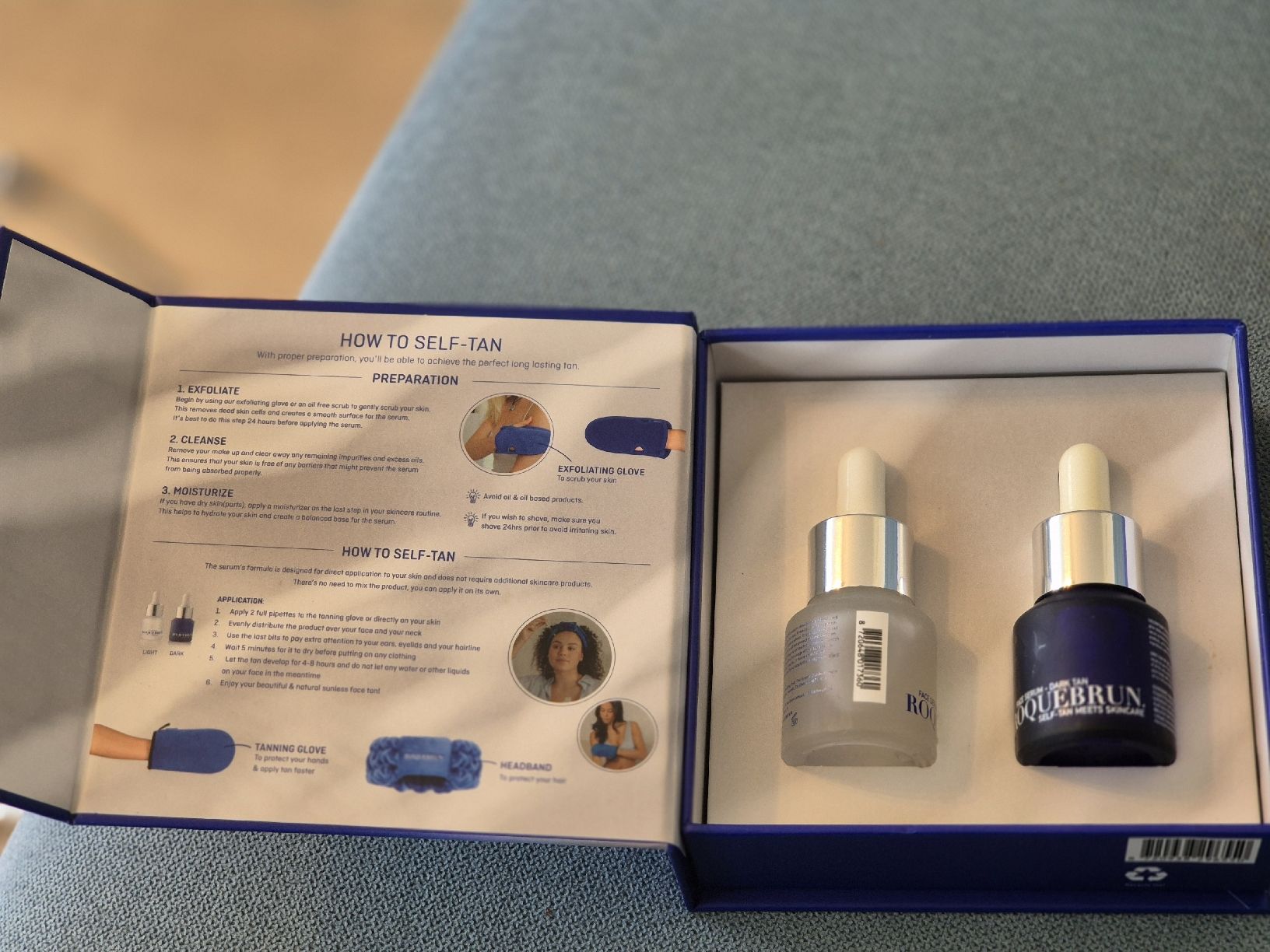 Cura del viso: Roquebrun Self-Tan Set Mini's, Gesichtsserum Light & Dark – Nuovo e nell'imballaggio originale da Seon venduto da mar_jx8b 1