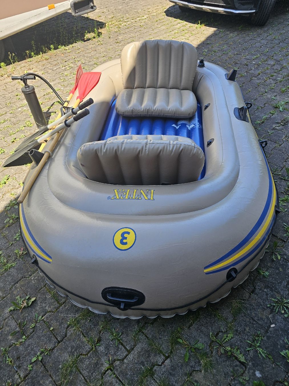 Bateaux: Intex Gummiboot Excursion 3 – D'occasion à Lengnau AG par papamarc 1