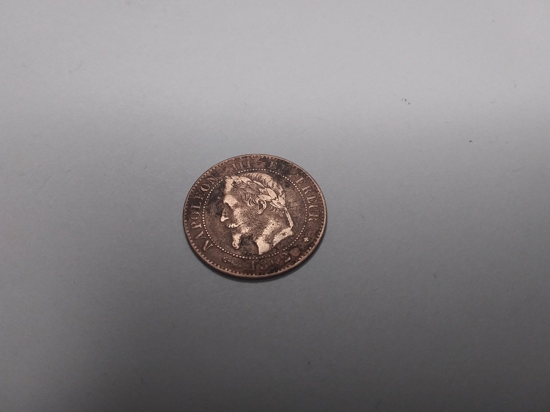 Toutes les monnaies: 2 centimes 1862 BB – D'occasion à Neuchâtel par pasprie