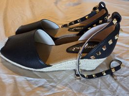 sandalen Keilabsatz Gr 40
