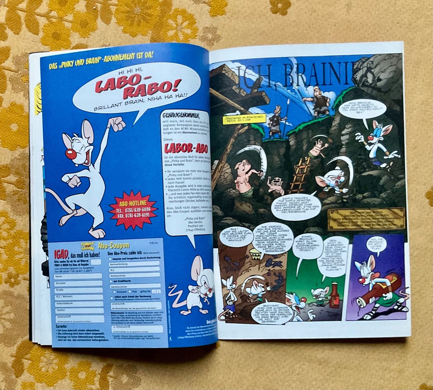 Fumetti: Pinky und Brain Heft Nr 5 von 1999 – Usato da Endingen venduto da nathan05 7
