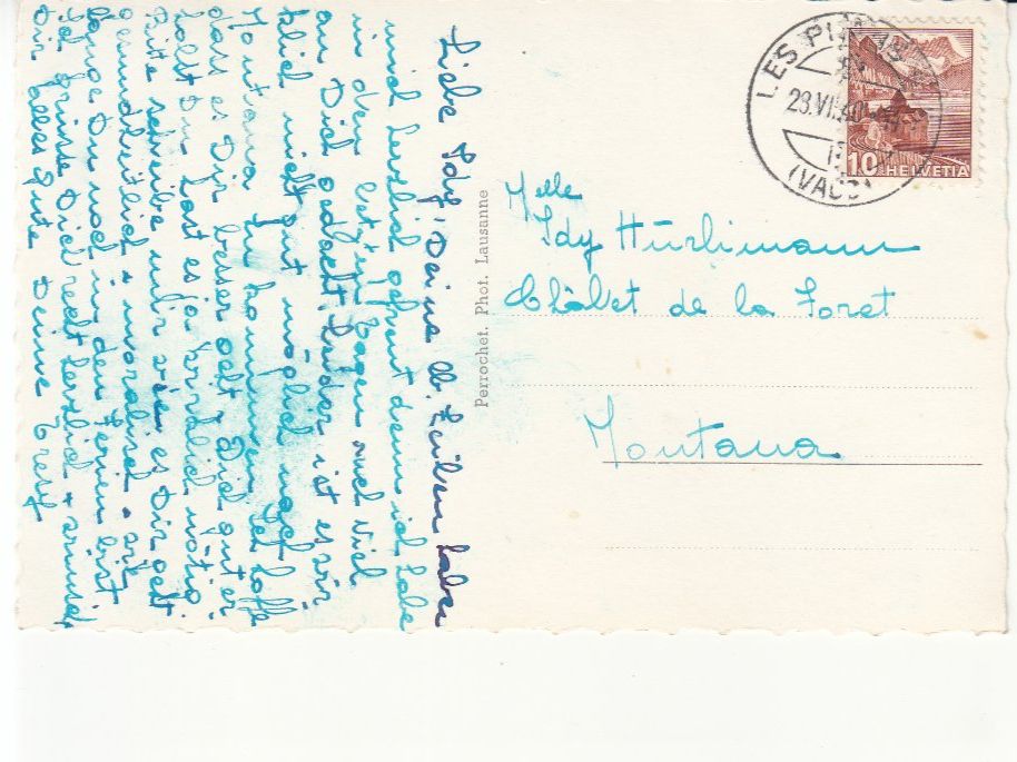 Cartoline postali: Les Plans 1948 – Usato da Bürglen TG venduto da StampGraf 1