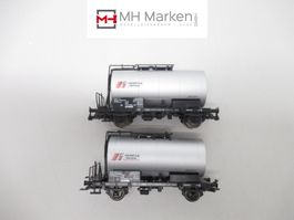 Roco 2x 46149 Kesselwagen Rexwal der Deutschen Bahn DC GS H0