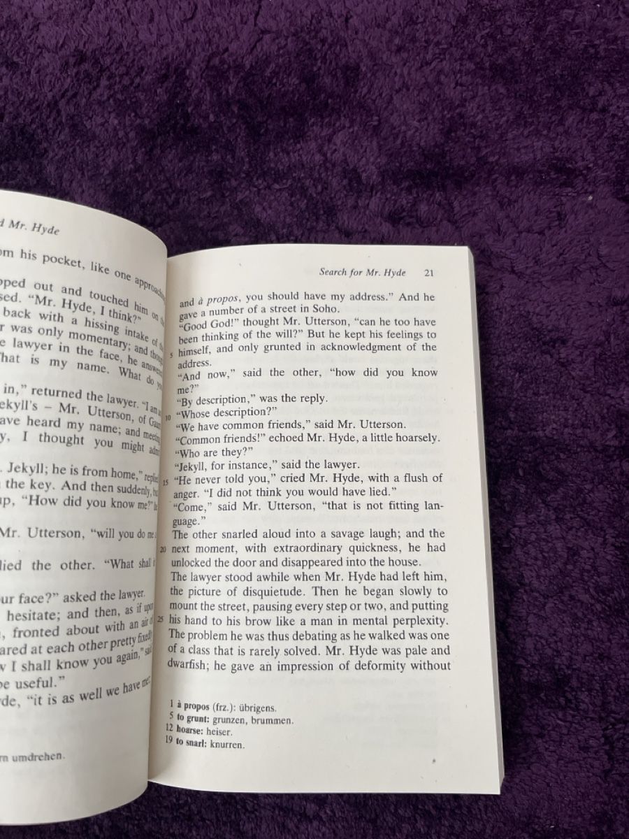 Bücher: Dr. Jekyll and Mr. Hyde von Robert Louis Stevenson – Gebraucht aus Seuzach von i_22 3