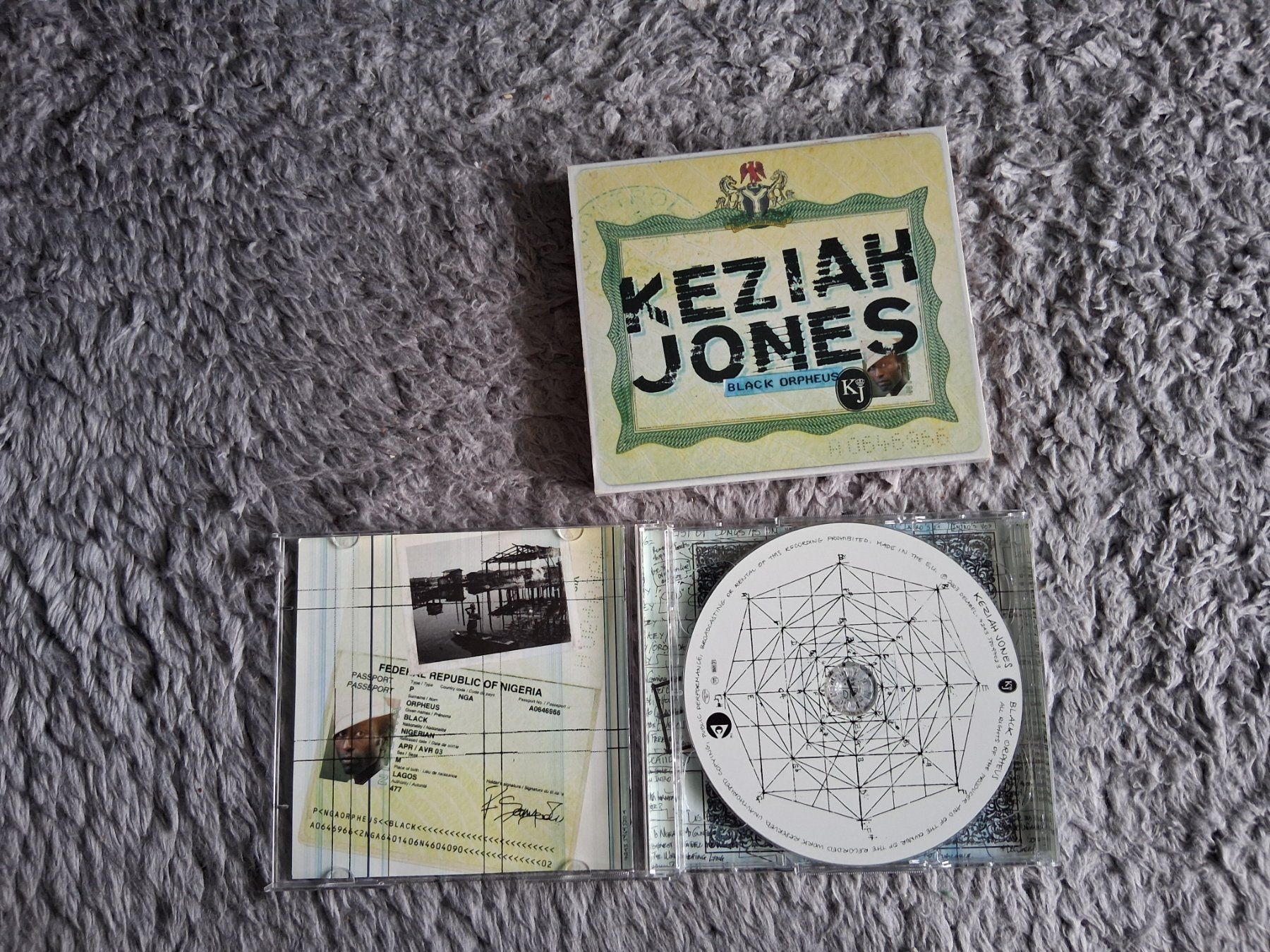 CD: KEZIAH JONES      BLACK ORPHEUS     CD – Usato da Wetzikon ZH venduto da Ramones01 2