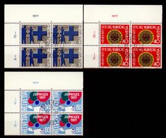 1977, Sonderpostmarken, Viererblöcke, ET