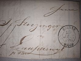 Vorphilatelie 1839 Biel 