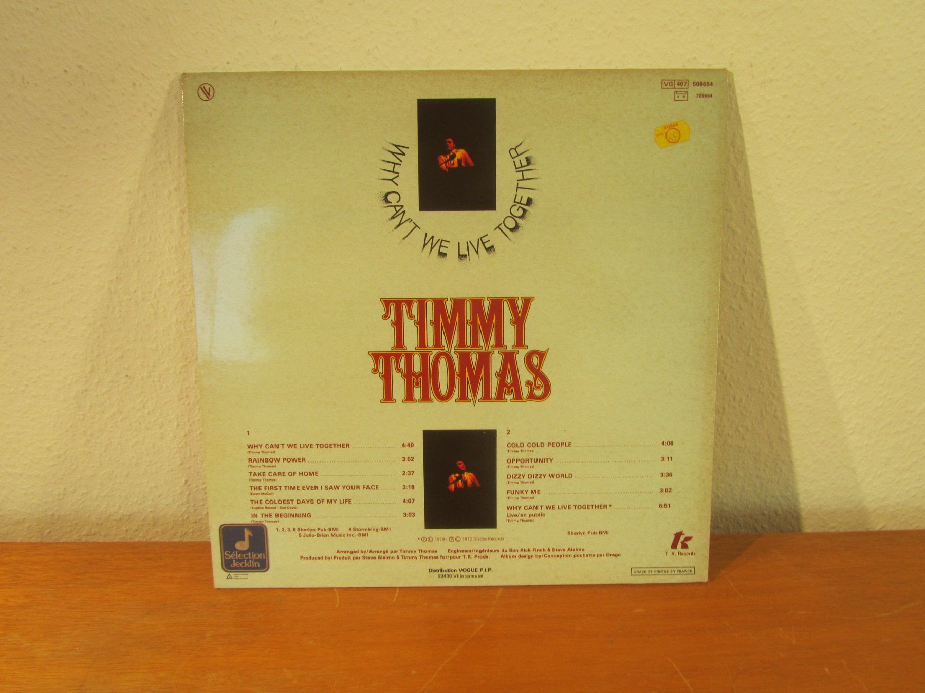 Dischi in vinile: TIMMY THOMAS: Why Can`t We Live Together – Usato da Seengen venduto da mikelele 1