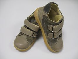 BALDINO Kinder Halbschuhe Gr. 24 braun Klettverschluss Leder
