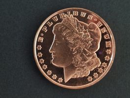 USA 1 Oz .999 Copper, Morgan