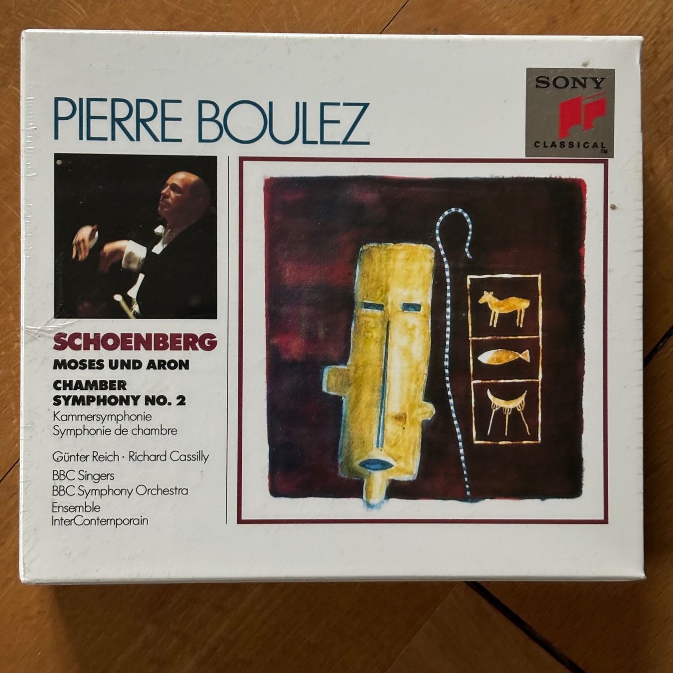 CD: Schönberg/Boulez/BBC Symphony Orchestra: Moses + Aaron / 2 – Nuovo e nell'imballaggio originale da Stans venduto da Abukadnezar