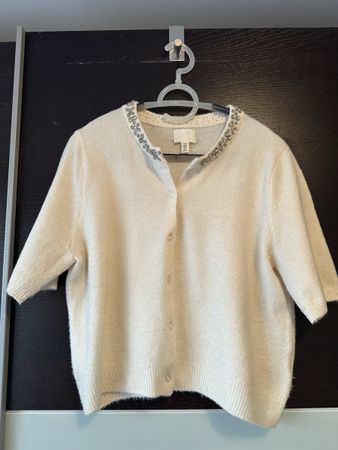 H&M Cardigan, Wollweiss, Grösse M, neuwertig!