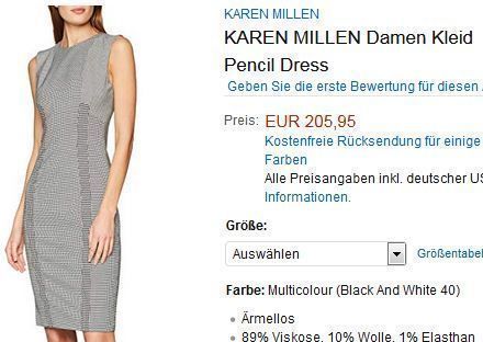 Karen Millen Kleider: Kleid / Robe Karen Millen  36/38 – Gebraucht aus Collonges von Auganien 9