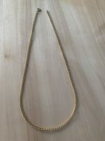 Gold-coloured chain necklace, 46cm good condition