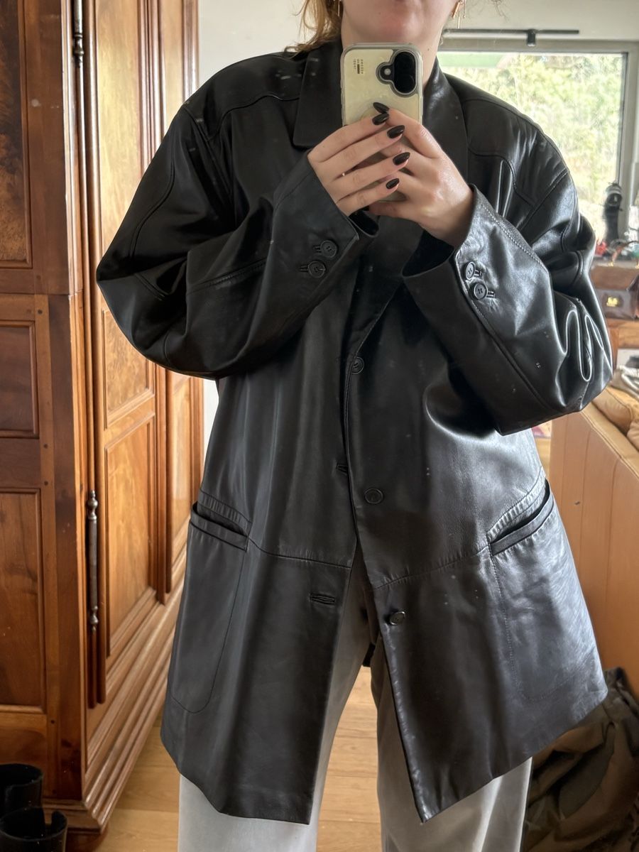 Jacken: Super soft Vintage leather jacket size 54 seen on size 40 – Neu (gemäss Beschreibung) aus Prilly von mai_ktw8 2