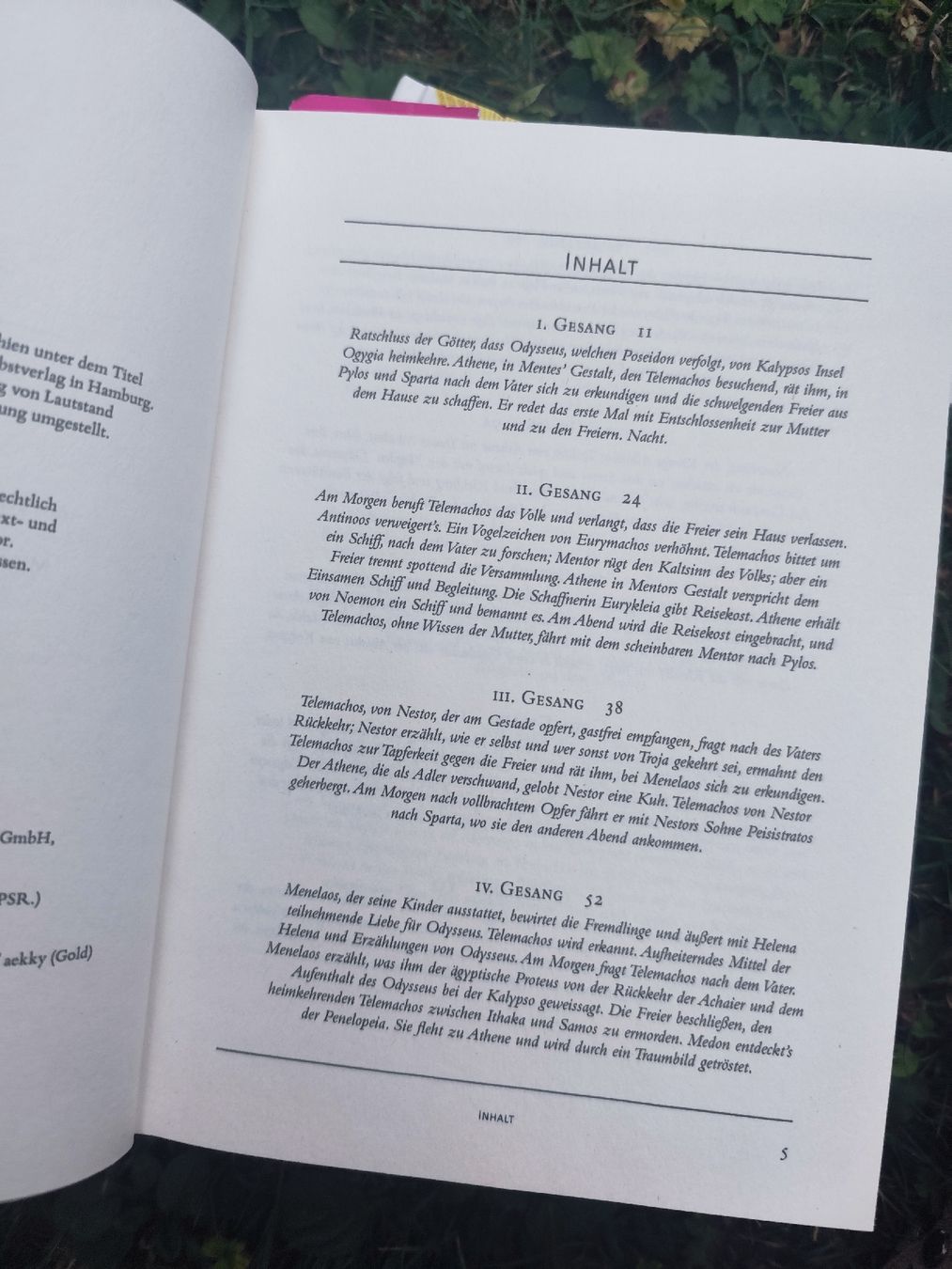 Bücher: Homer Odyssee Ilias – Gebraucht aus Mägenwil von VintageGirly 7