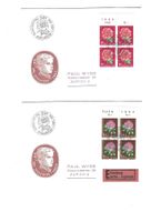 Pro Juventute 1964 série complète FDC 01.12.64 bloc de 4