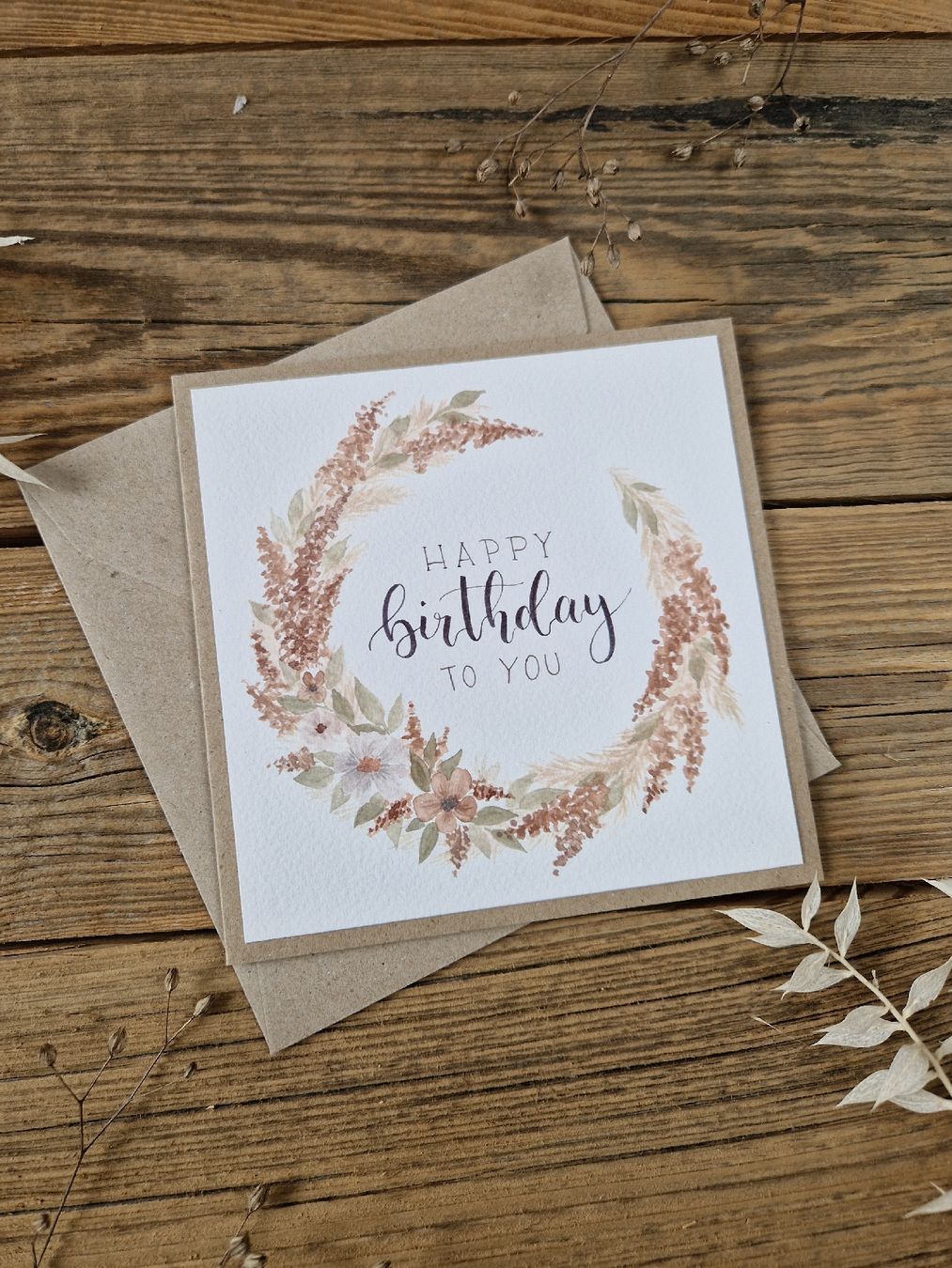 Cartoline: Handgemachte Grusskarte- Happy Birthday – Nuovo e nell'imballaggio originale da Grosshöchstetten venduto da sim_t9dc