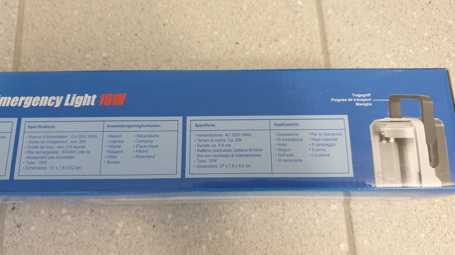 Lampade: BlueLine Emergency Light 10W – Nuovo e nell'imballaggio originale da Stäfa venduto da Supertramp73 4