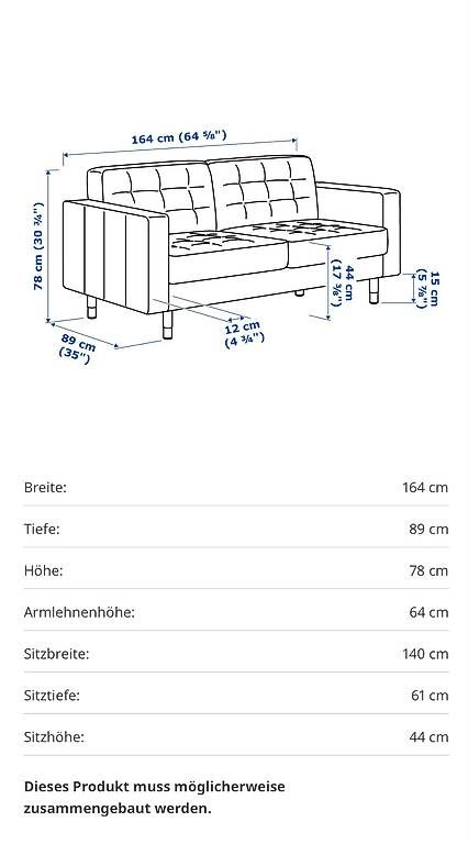 Sofas: Sofa 2 Plätzer | Landskrona IKEA – Gebraucht aus Zürich von therealvologram82 4
