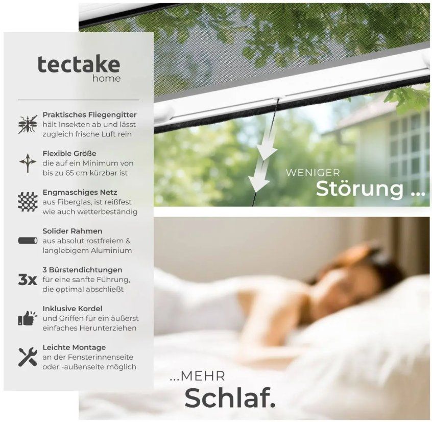 Altro per la casa: tectake Fliegengitter 110x160cm, neu & originalverpackt! – Nuovo e nell'imballaggio originale da Elfingen venduto da reto_s_k 3