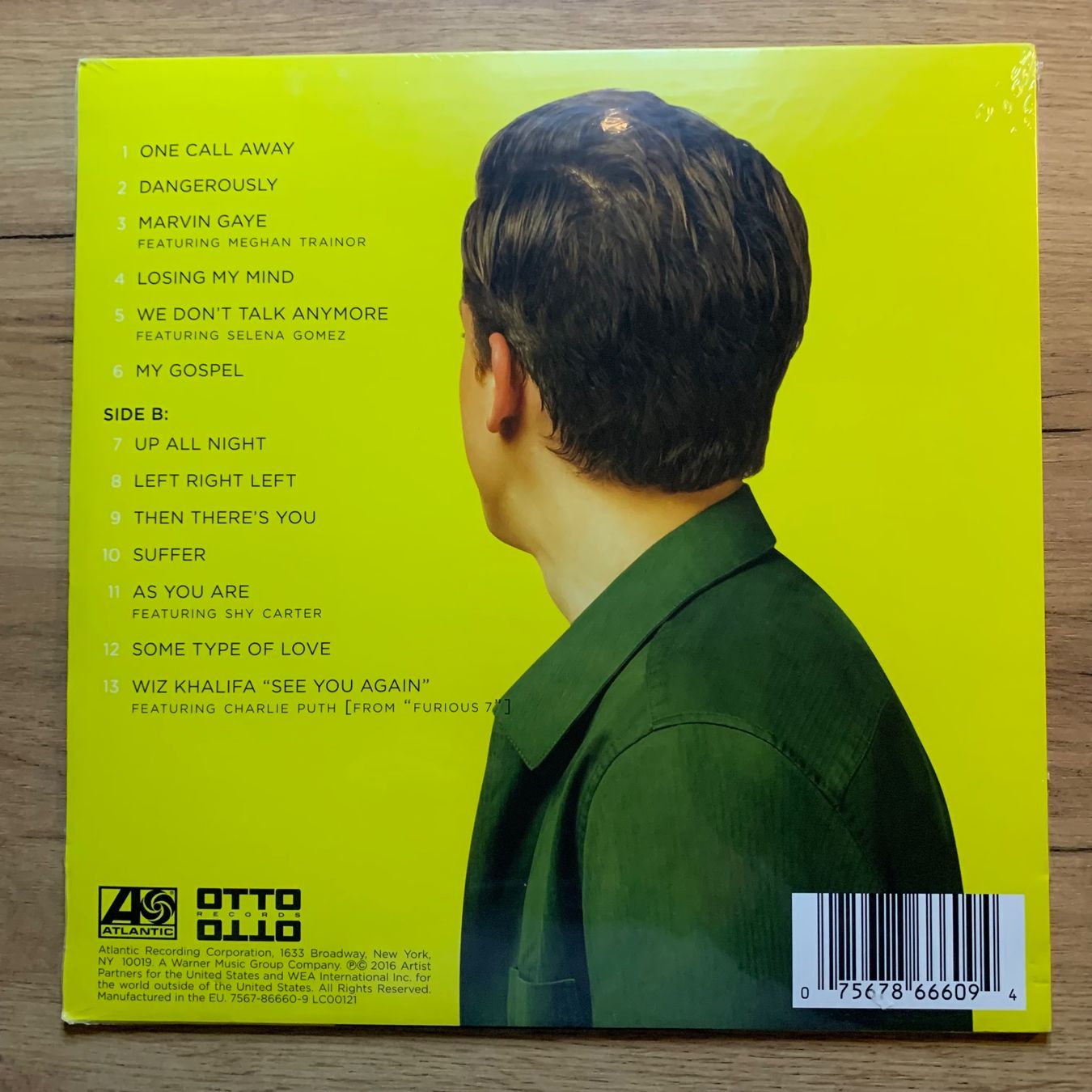 Schallplatten: CHARLIE PUTH - NINE TRACK MIND...RE US 2023...SEALED – Gebraucht aus Gals von Diskopatshop 1