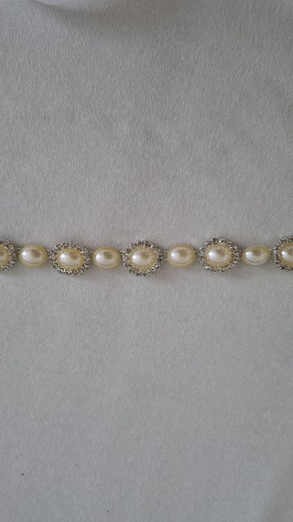 Perlen Strassband 4 Stück - Selbstklebend Für Bastelprojekte