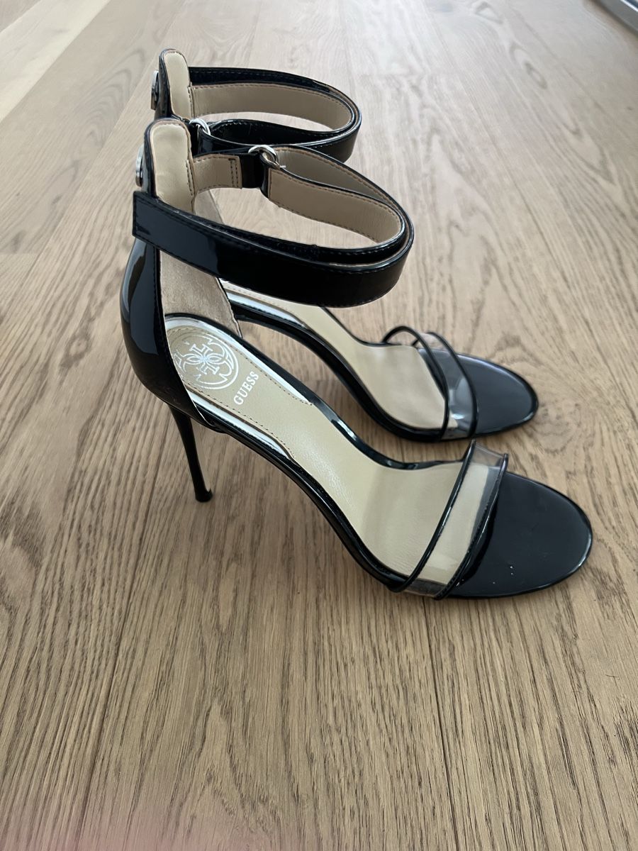 Guess Damenschuhe: Guess High Heels Gr. 38 Schwarz Lack Leder – Gebraucht aus Düdingen von Joeymoey 2