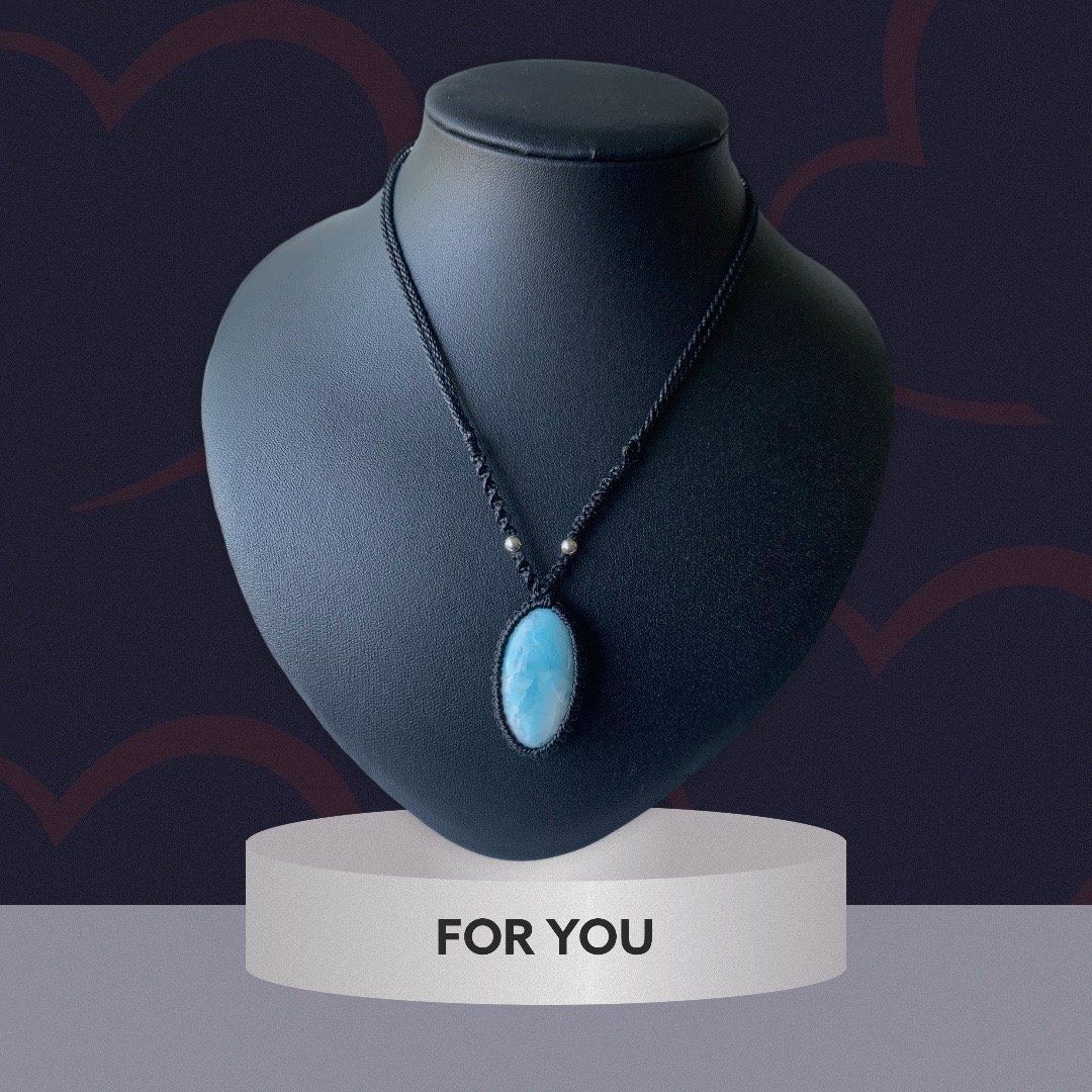 Catenine: EDELSTEINE ATLANTIS LARIMAR  KETTE – Nuovo e nell'imballaggio originale da Zürich venduto da MEVAS-Schmuck