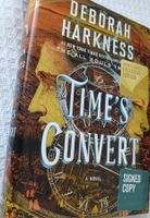 DEBORAH HARKNESS TIME'S CONVERT HC SIGNED signiert Horror