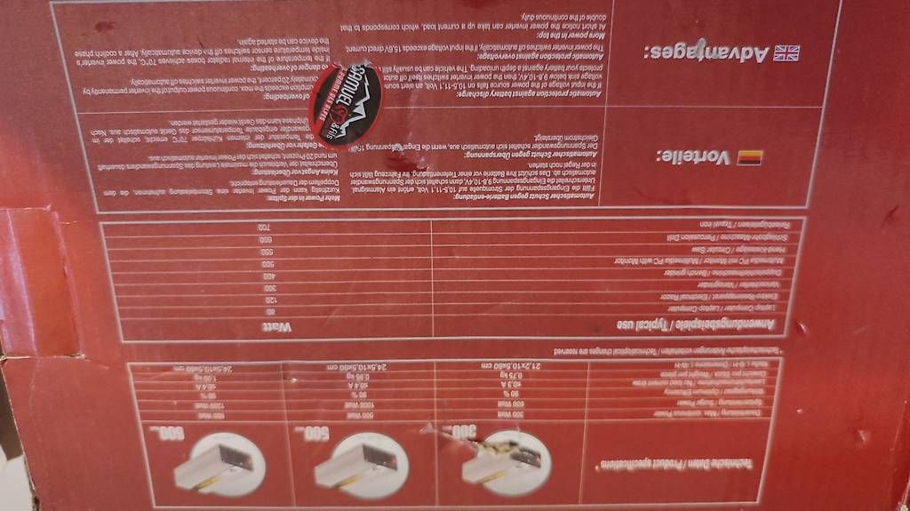 Inverter: E-Ast CL 500-12 Wechselrichter 500 W – Usato da Dornach venduto da boj_5kz2 2