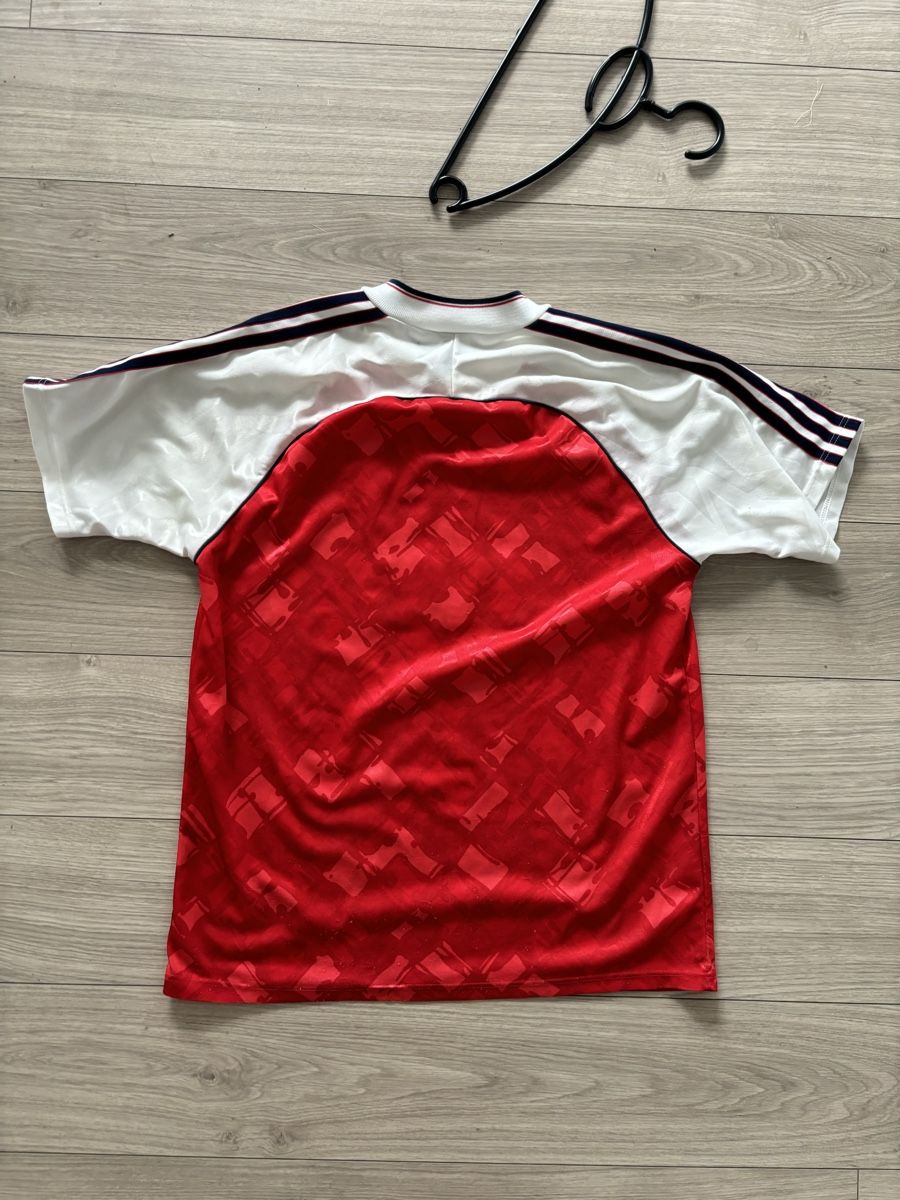 Adidas Canottiere & Pantaloni: 1990-92 Arsenal Home Shirt – Usato da Castione venduto da REER 2