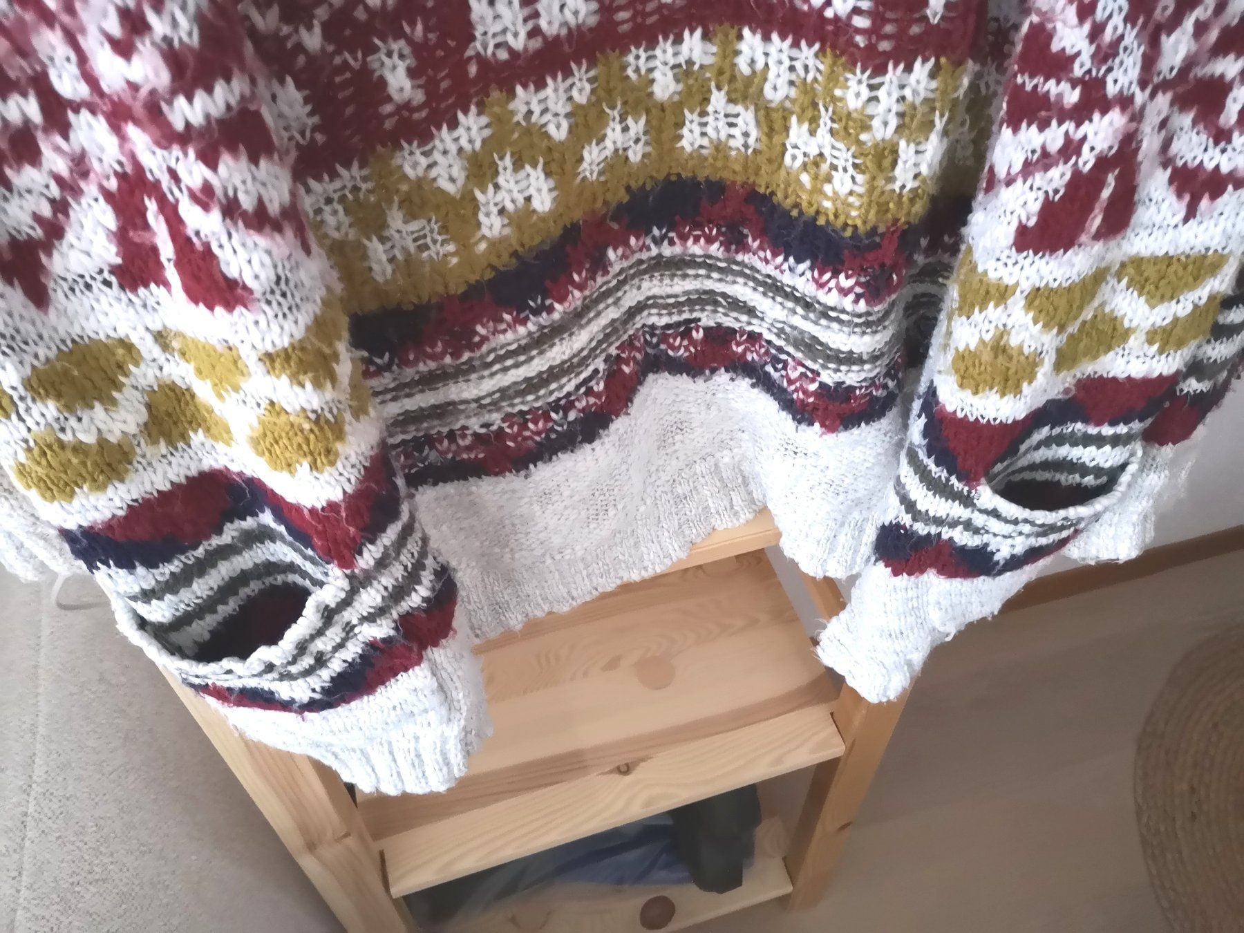 Jacken: NORWEGER STIL lange Strickjacke Gr. S/M bunt – Gebraucht aus Münsingen von Nik_und_Kat 2