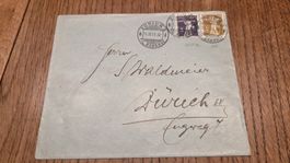 1911 Schnapszahl 11.XI.11.XI gute Frankatur Tellknabe 117/18
