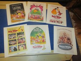 Schneewittchen 10x Plakat Lithographie