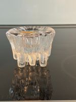 Kerzenhalter Glas Massiv Eiszapfen Hadeland Norwegen 60er
