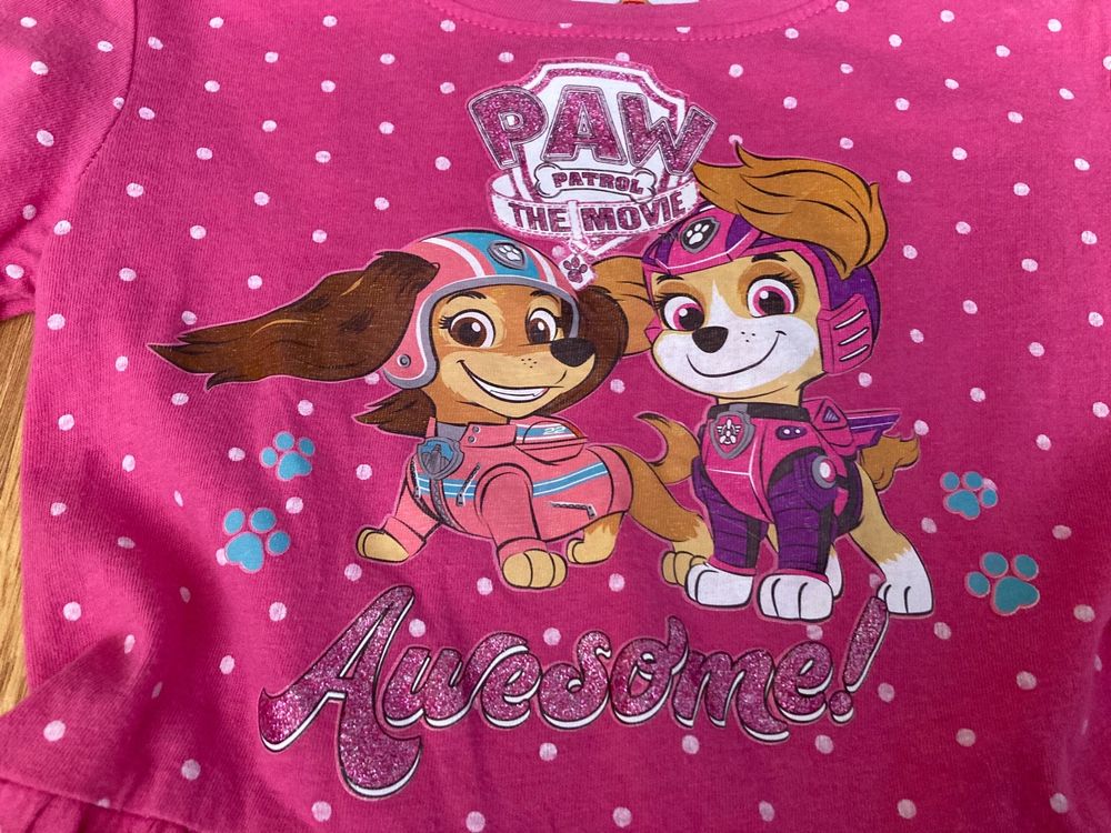 Minymo Mädchen Langarm T-Shirt Mit PAW Patrol Druck – Weich, Dehnbar, Dänisches Design