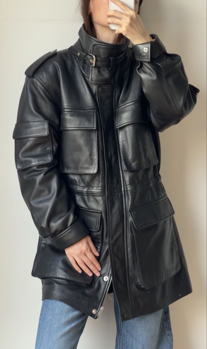 Gestuz Giacche: Gestuz leather jacket – Nuovo (secondo la descrizione) da Paradiso venduto da viorea 4