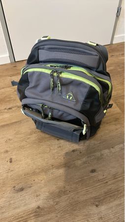 Schulrucksack von Satch, grau/grün